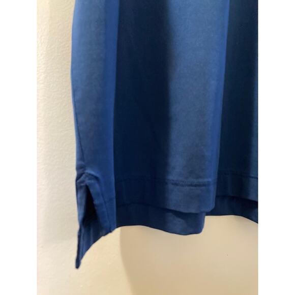 Men's Navy Blue Golf Polo Shirt - FootJoy - Size Large - Picture 7 of 8